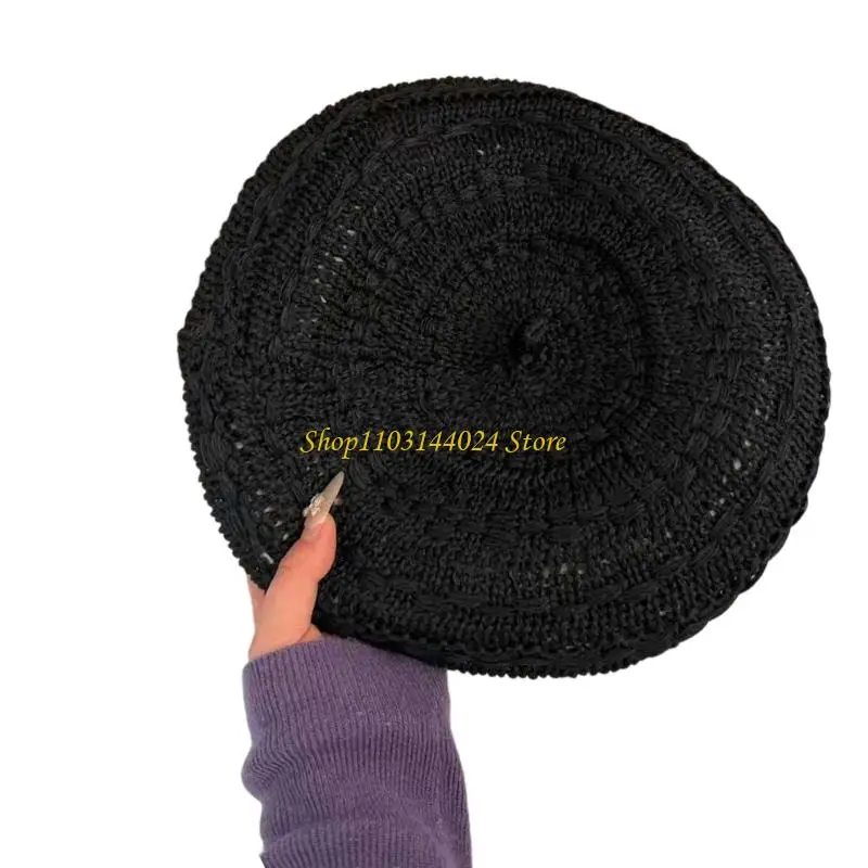 

N5KE Elegant Knitted With Unique Pumpkin Design for Beach Travel and Daily Use