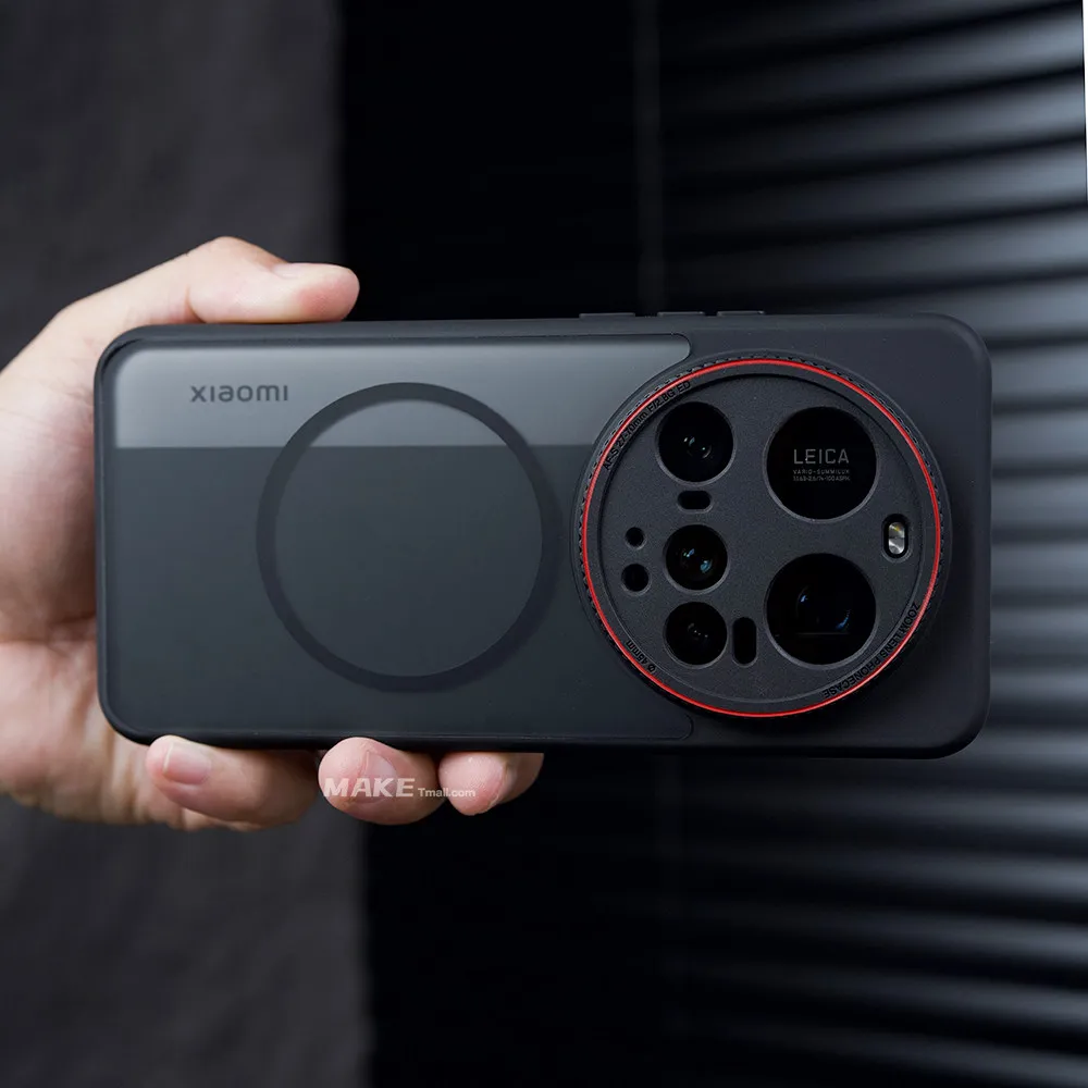 Etui na Xiaomi 17 Ultra 15 Ultra Luksusowe Matowe z Magnetyczną Podstawką i Magnetycznym Panelem Tylnym Kompatybilne z Bezprzewodowym Ładowaniem Magsafe, Ochronny Bumper Funda — zdjęcie produktu 3