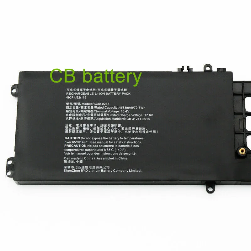 Laptop Battery For 15 2018 2019 RTX 2070 Max-Q RZ09-02386 RZ09-02385W71-R3W1 RZ09-0288