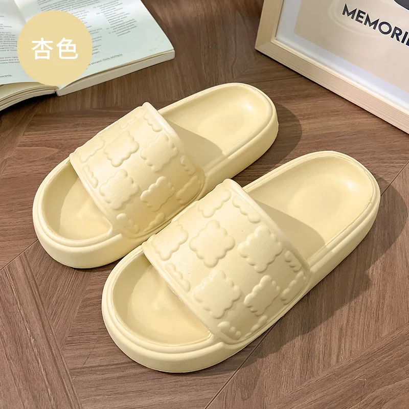 Women Slippers Home Non-Slip Wear-Resistant and Lightweight Comfortable Bathroom Slippers Men Shoes Fashion