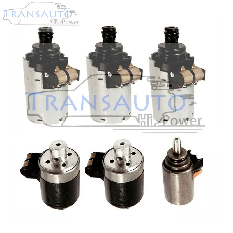 Original 722.6 Gearbox Valve body Solenoids Set 6 Pcs 100% tested for Mercedes Benz 5-SPEED Automatic Transmission