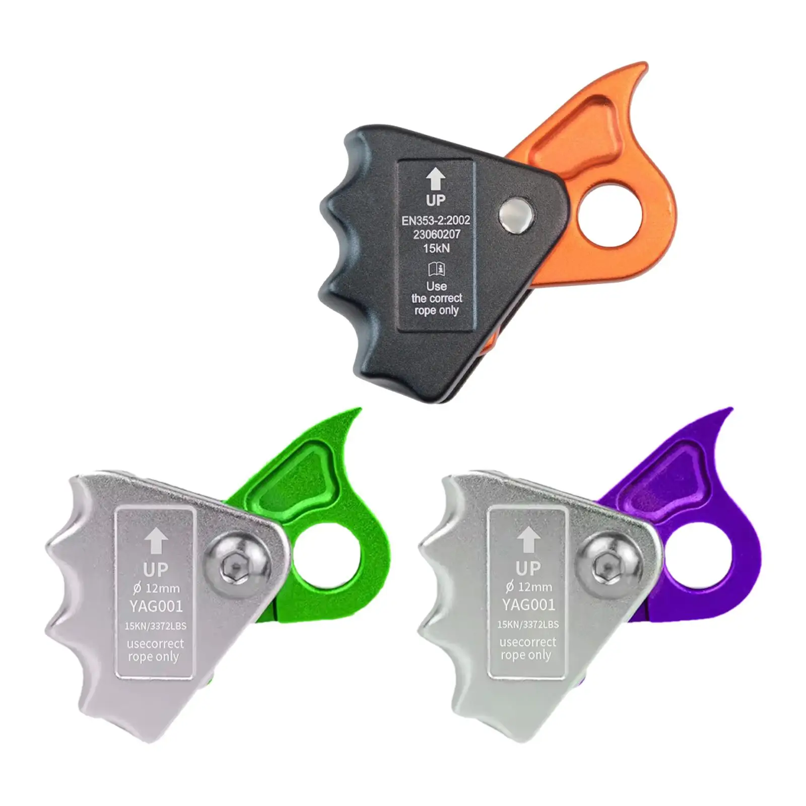 Dispositivo de colagem de queda de corda de garra de corda ajustador de garra de cordão de alta resistência