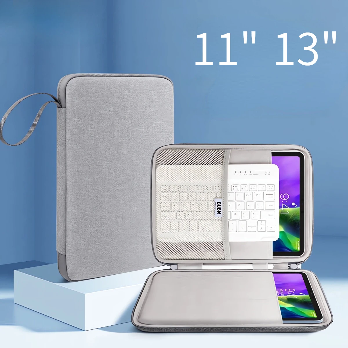 

Tablet Sleeve Bag Carrying Case for 11" 13" IPad Storage Pouch Bag Lightweight Polyester Protective Cover for 9-13 Inch Tab Bags