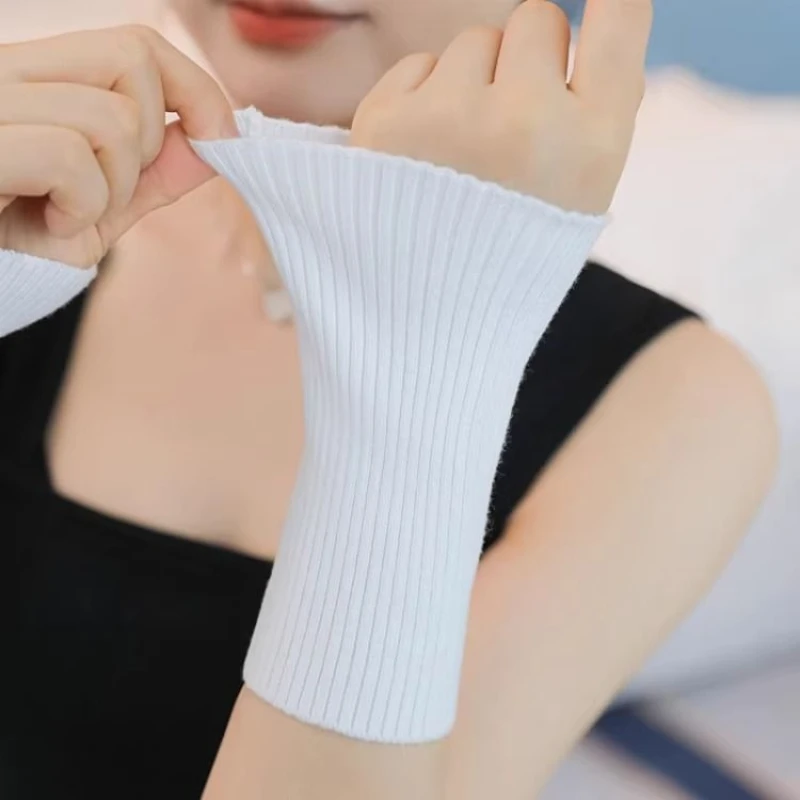 Sweater sweater inside women's fake sleeves knitted versatile fake cuffs warm joints sports wrist guards cold gloves women