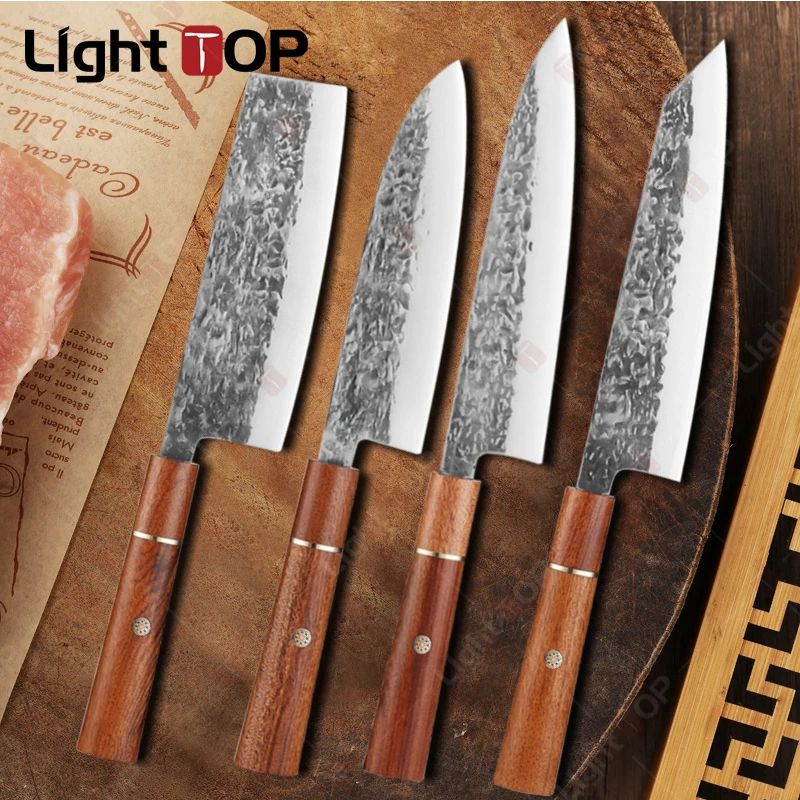 

Stainless Steel Forged Meat Butcher's Boning Knife Multifunctional Chopper Japanese Kitchen Knives Set Universal Chef's Knife