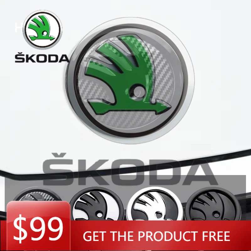 

Новая эмблема из АБС-пластика для автомобилей Skoda: наклейки на переднюю и заднюю часть для SKODA Rapid, Fabia 1, 2, Karoq, Yeti, Superb, Vision, Octavia A7, RS, Truen.
