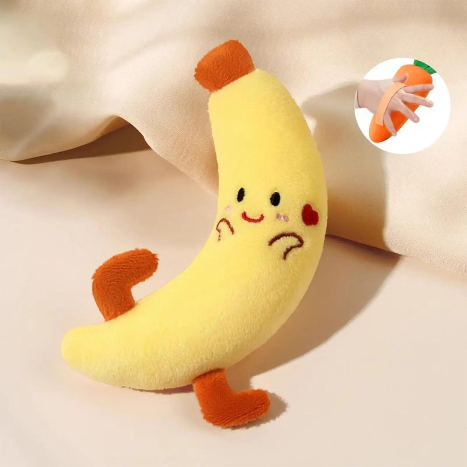 赤ちゃんの睡眠を助ける、びっくりさせないソフトなハンドラップ、男の子にも女の子にも使えるぬいぐるみ型の睡眠補助人形、お昼寝、ベッド、ソファ、自宅、外出時に