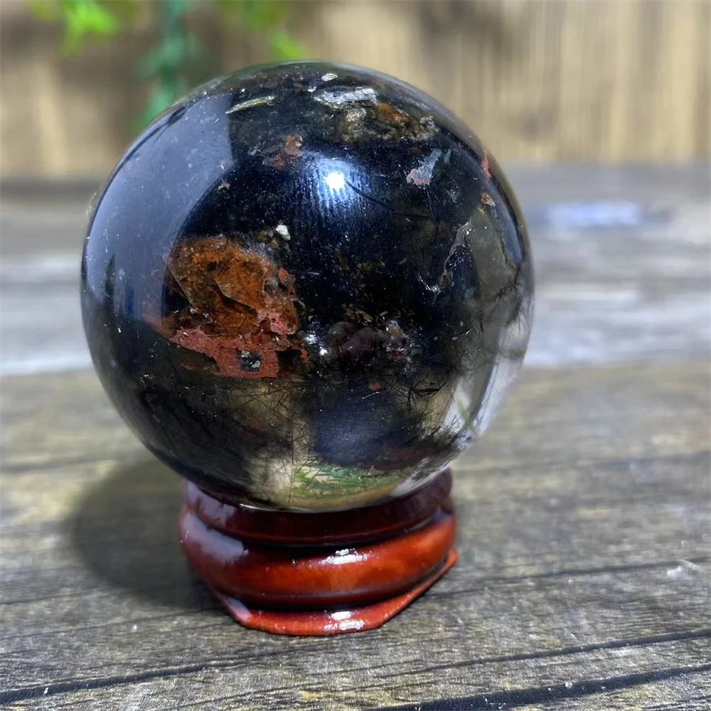 Natural Crytsal Garden Quartz Ball Sphere Beauty Stone Minerals Beauty Healing High Quality Reiki Decoration+ Stand