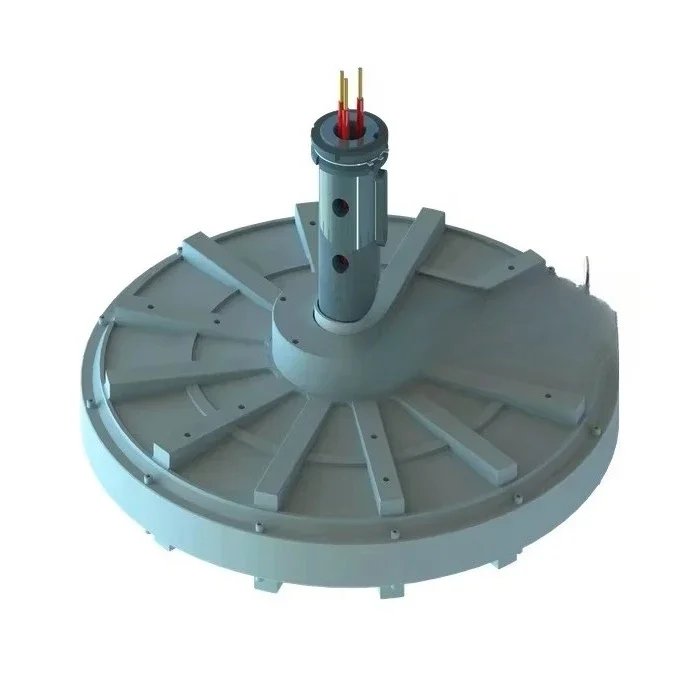 Low RPM Axial Flux Non Stress Permanent Magnet Generator for Vertical Wind Turbine