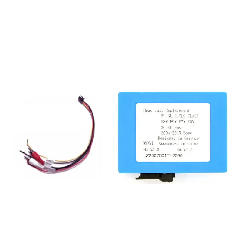 

ABKQ-Car Stereo Radio Optical Fiber Decoder Box Parts For Mercedes Benz CLS E CLASS W211 W219 R CLASS S E SL ML BMW