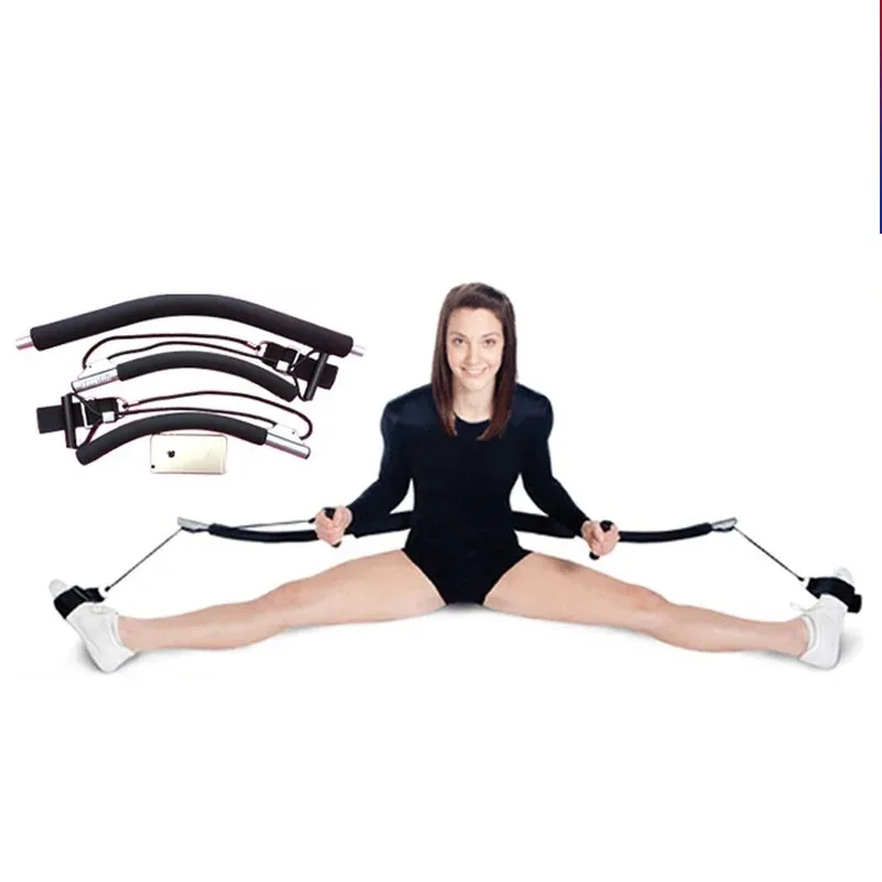 Foldable Leg Stretcher Accelerator Fitness Stretch Machine Adjustable Home Gym Exercise Equipment for Flexibility Training