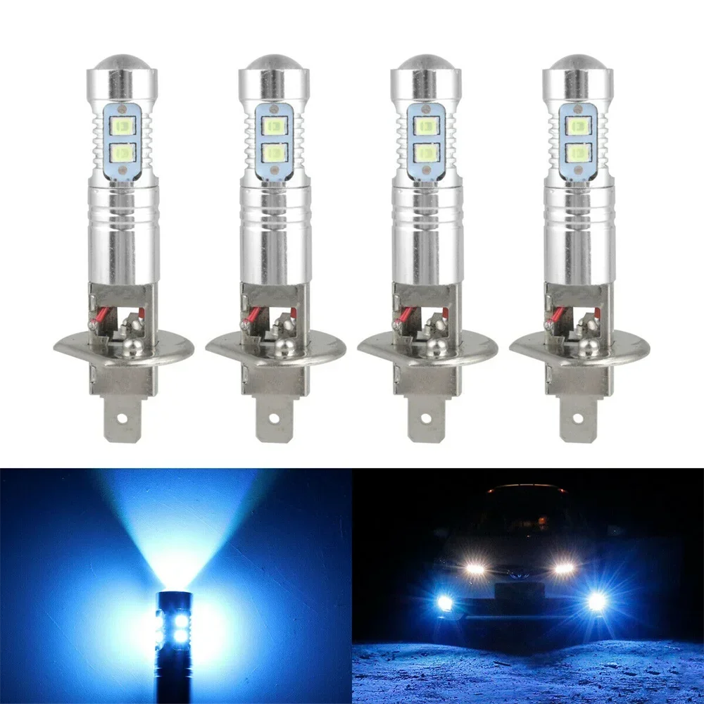 

4Pcs H1 Lights Xenon White Five Kinds Of Light For Car Headlight Bulbs12V Lighting Fog Lamps Bulbs Kit Driving DRL 50W 6000K