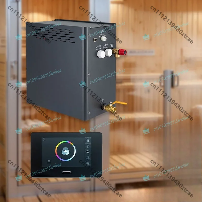 New Smart Electric Sauna Steam Generator, 4.5-18KW Optional Power, IPX4 Waterproof Steam Bath Machine with Digital Controller