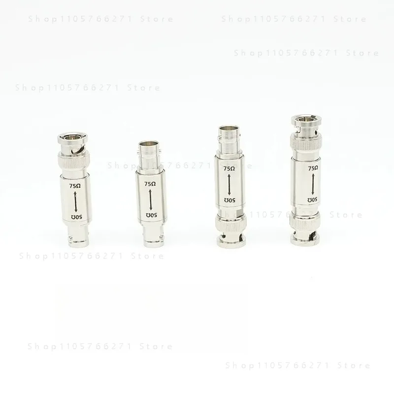 BNC Impedance Converter 50 Ohm to 75 Ohm Adapter BNC Male to BNC Female Connector