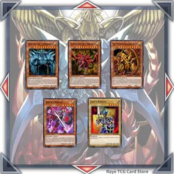 56 PCS Knight Egyptian God Slifer the Sky Dragon Obelisk the Tormentor Yugioh Card Game DIY MD YGO Deck Not Original Master Duel