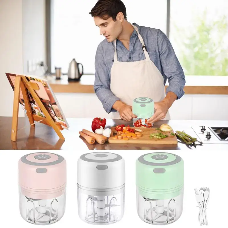 

Электрический перезаряжаемый измельчитель чеснока, измельчитель лука, Электрический измельчитель чеснока, измельчитель чеснока, инструмент для готовки, 250 мл