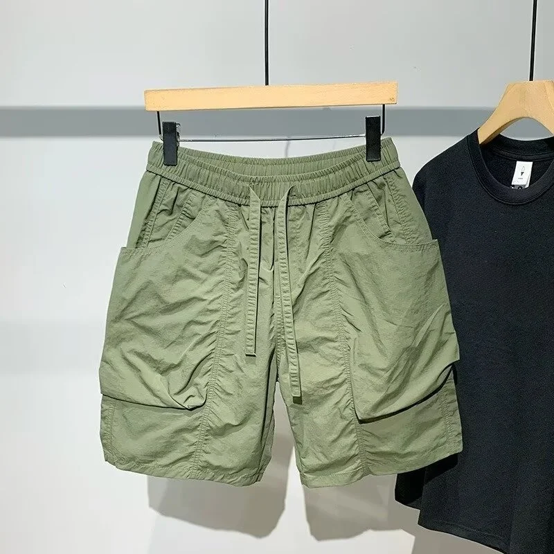 

Men's Summer Thin ort Pants Five-Point Casual Beachwear Outdoor Sports orts Loose Fit Regular Thin Youth Sle