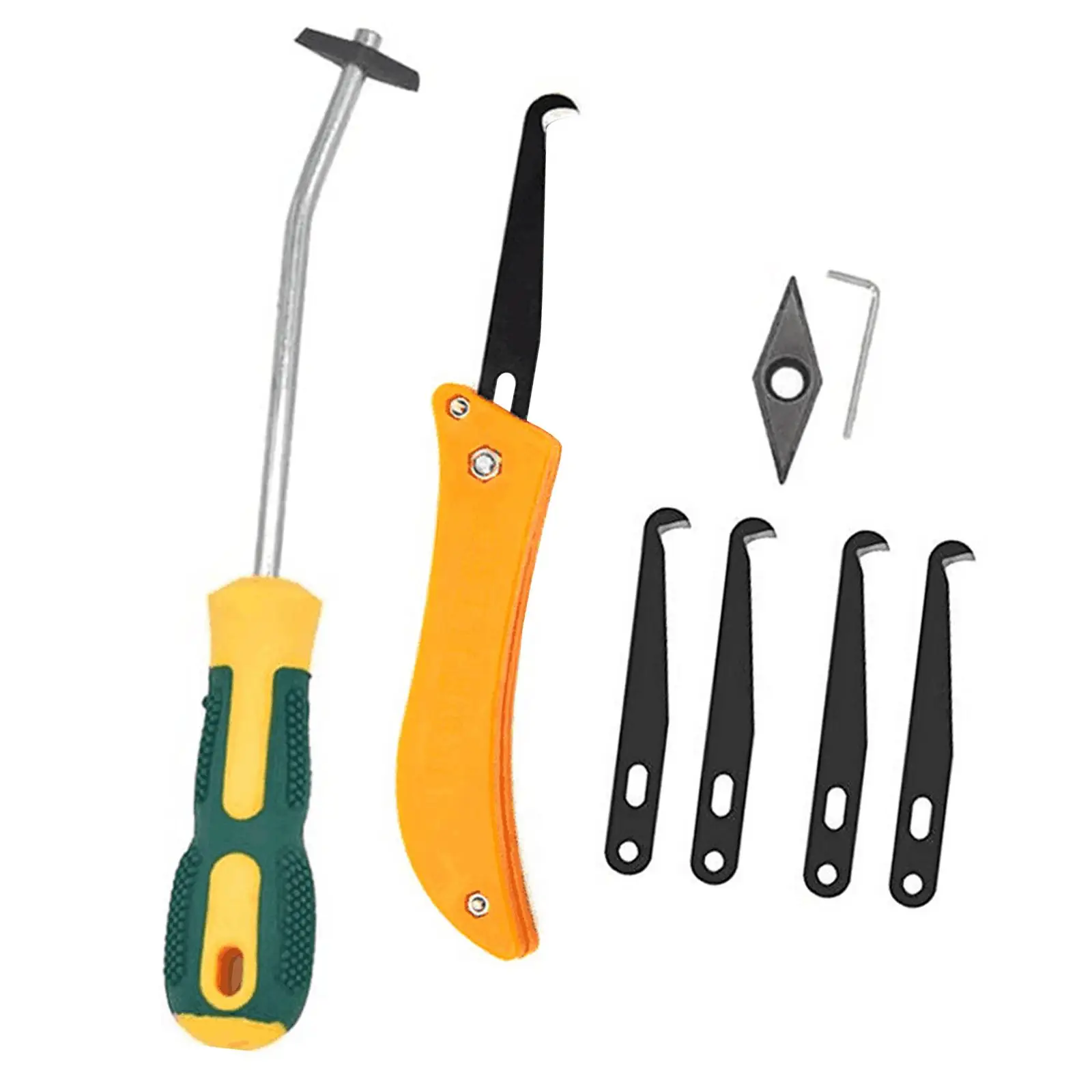 8x Kit di strumenti per calafataggio Gancio per strumento di riparazione per la pulizia delle piastrelle per giunti delle piastrelle
