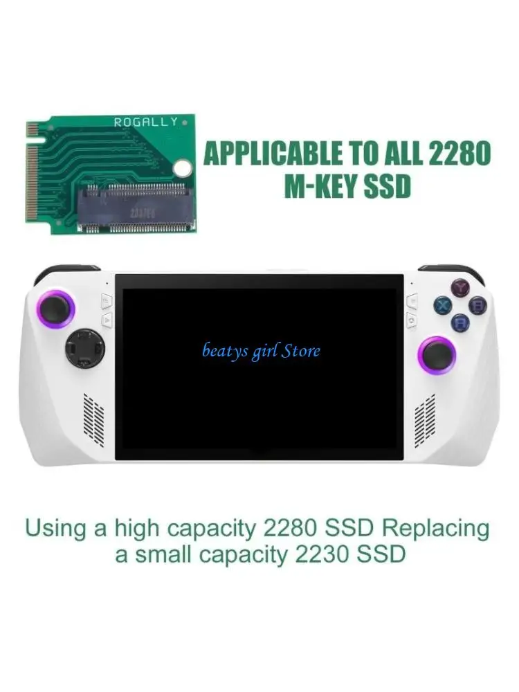 

C7AB Handheld Transfer Board For Rog 90 Degree Converter Card For Rog M.2 2230 to 2280 Hard Drive Modified
