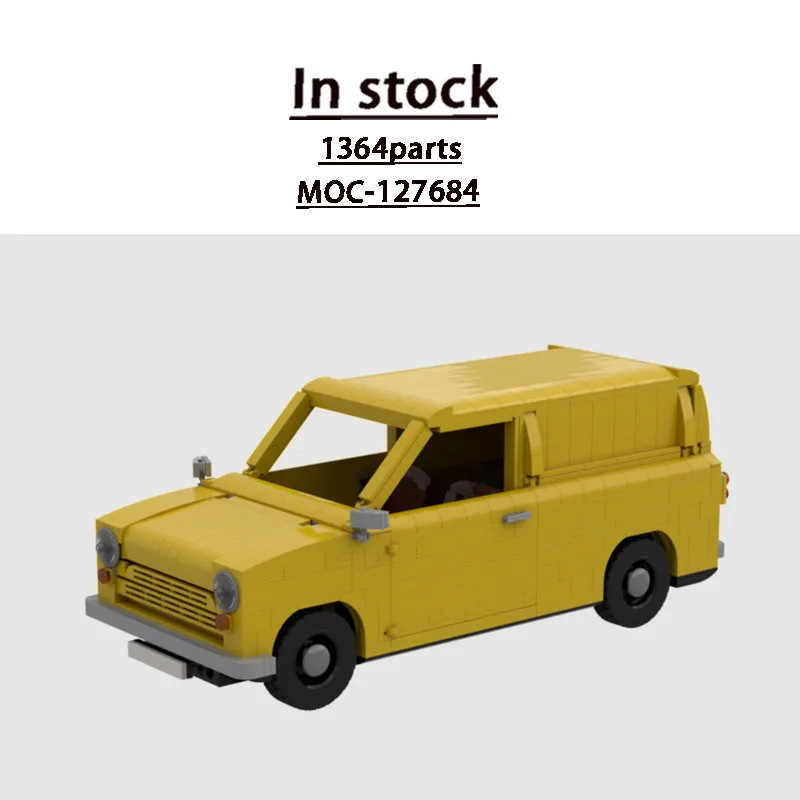 

Конструктор MOC-127684 «Городской патрульный фургон 1980-х годов» (желтый), 1364 детали, MOC, подарок для мальчиков на день рождения и Рождество