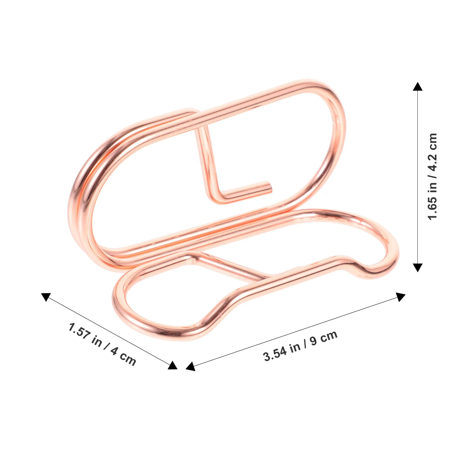 Business Card Holder Metal Stand for Desk Sturdy Scratch Resistant Design Simple Low Profile Office Card Display Holder