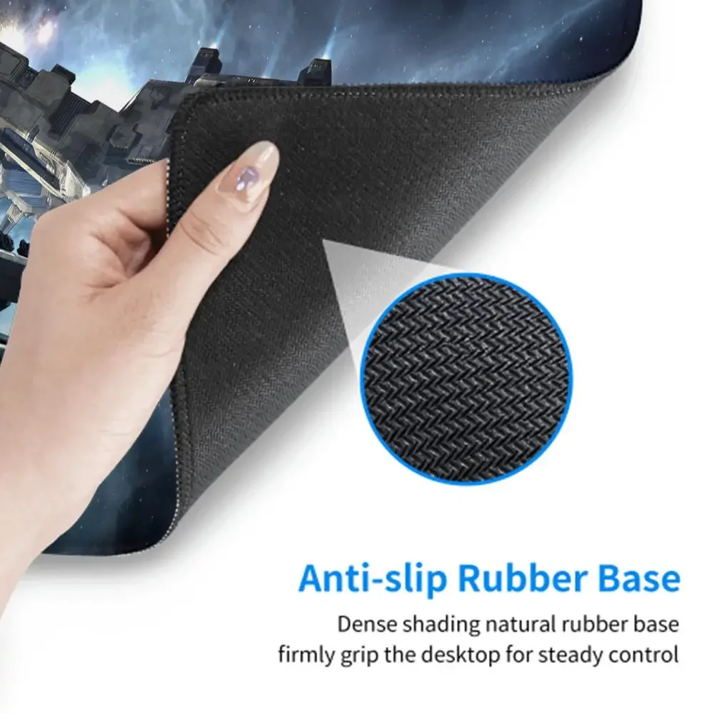 Eve Online Anime Large Mousepad XXL ملحقات الألعاب لوحة المفاتيح حصيرة مكتبية للكمبيوتر المحمول وسجاد مكتب مطاطي لوحة ماوس متوفرة لـ CS