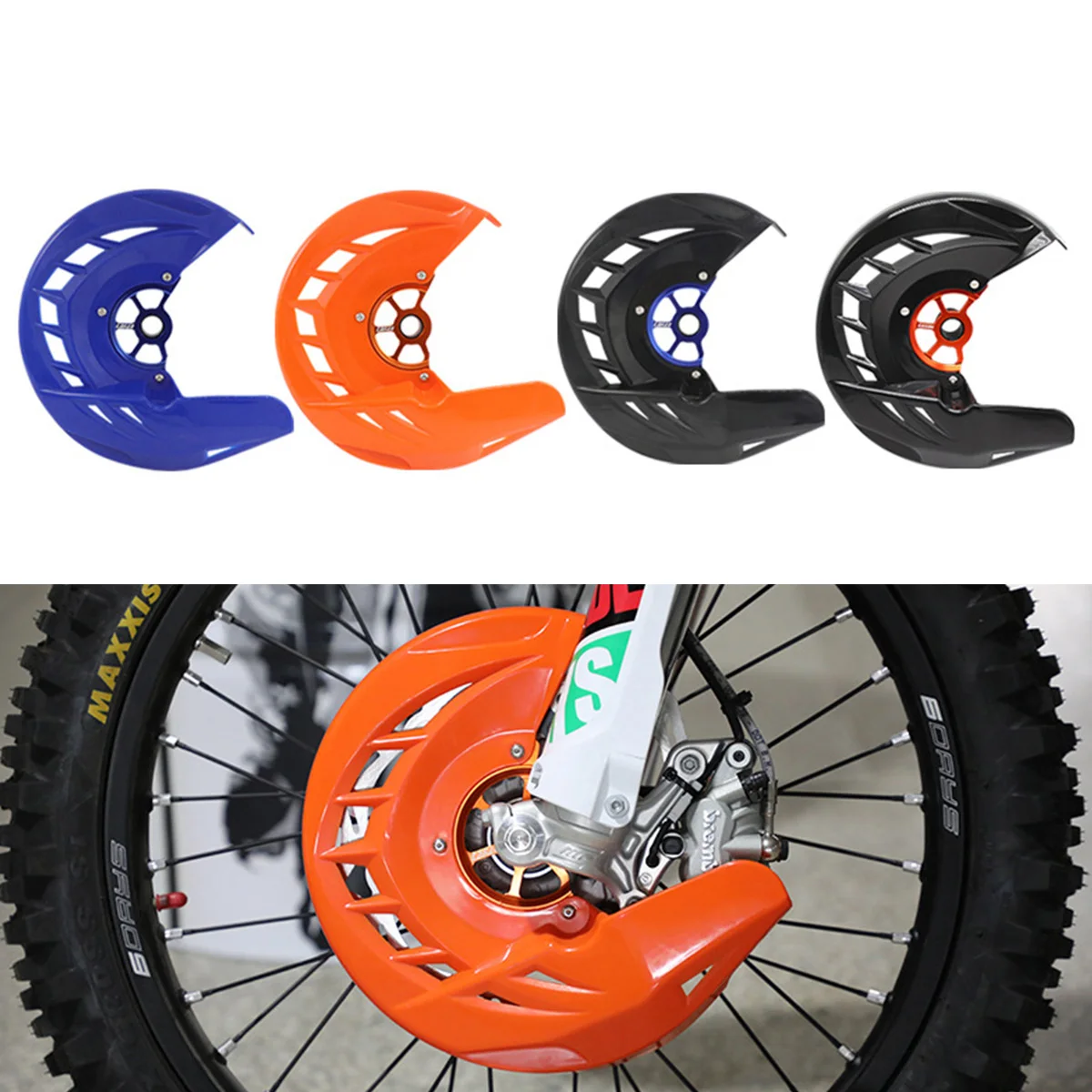 

Motorcycle Brake Disc Guard Cover Protector For Husqvarna GasGas 125-500 KTM EXC EXC-F XC XC-F XC-W XCF-W SX SX-F Six Days TPI