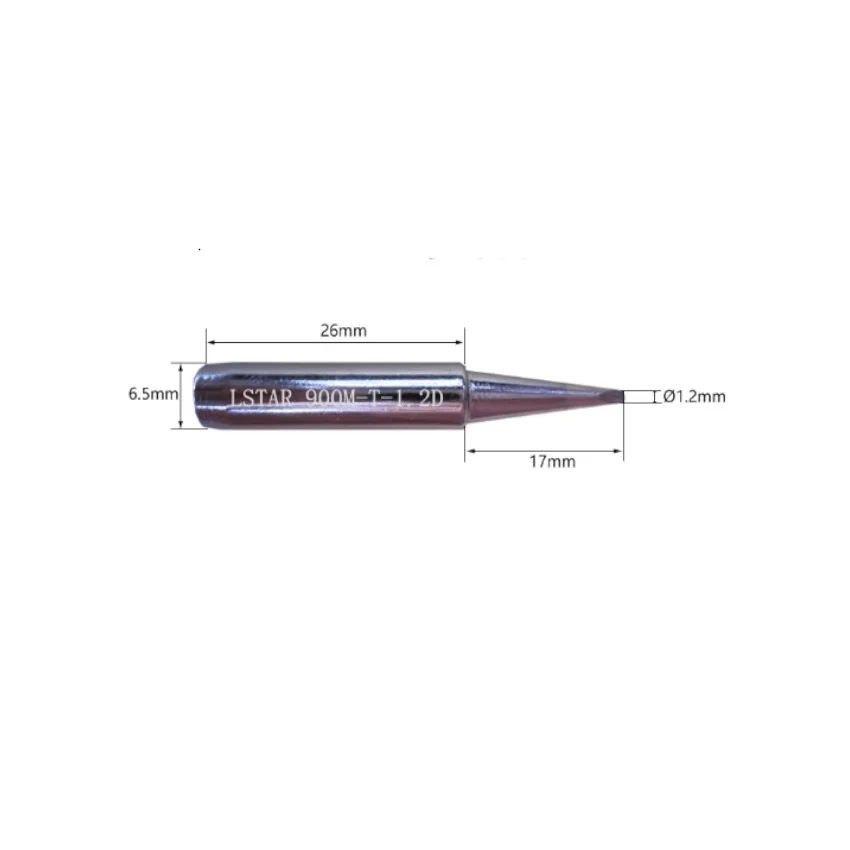 Assorted Copper Iron Alloy Soldering Tips Pack 900M-T-2LD 900M-T-1.2LD 900M-T-I 900M-T-0.8D 900M-T-B 900M-T-K 900M-T-LB 900M-T-1
