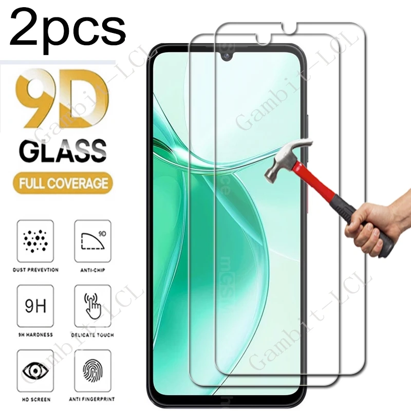 2PCS For ZTE Blade A55 A75 4G 5G A35 Lite Core Blade V60 Design V70 Vita Neo 2 A53 Plus Screen Protection Tempered Glass Film