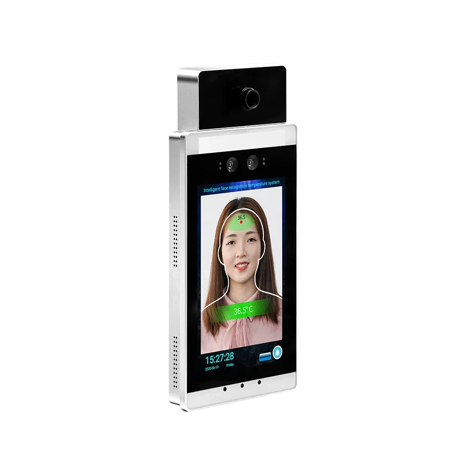 Biometric Access Control Products Face Recognition Temperature Measurement Machine 8 Inch Face Recognition