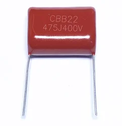 10PCS CBB22 CBB21 475J400V 400V 475J 4.7UF 4700NF Pitch 25MM CBB Polypropylene Film Capacitor 400V475J