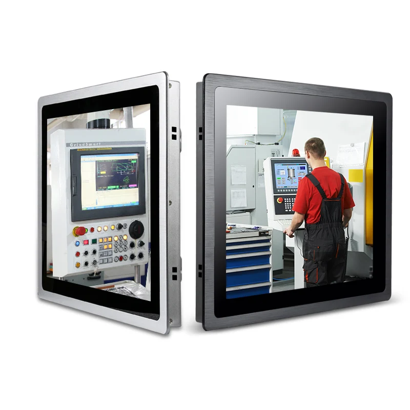 15 Inch Fanless J1900 Industrial Embedded Computer with Capacitive/Resistive Touchscreen for CNC Machines