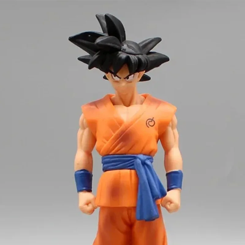 18 cm Dragon Ball Figuren Schwarz Haar Son Goku Action Figure Kakarotto Figura Saiyajin Statue PVC Sammlung Spielzeug für Kinder Geschenk