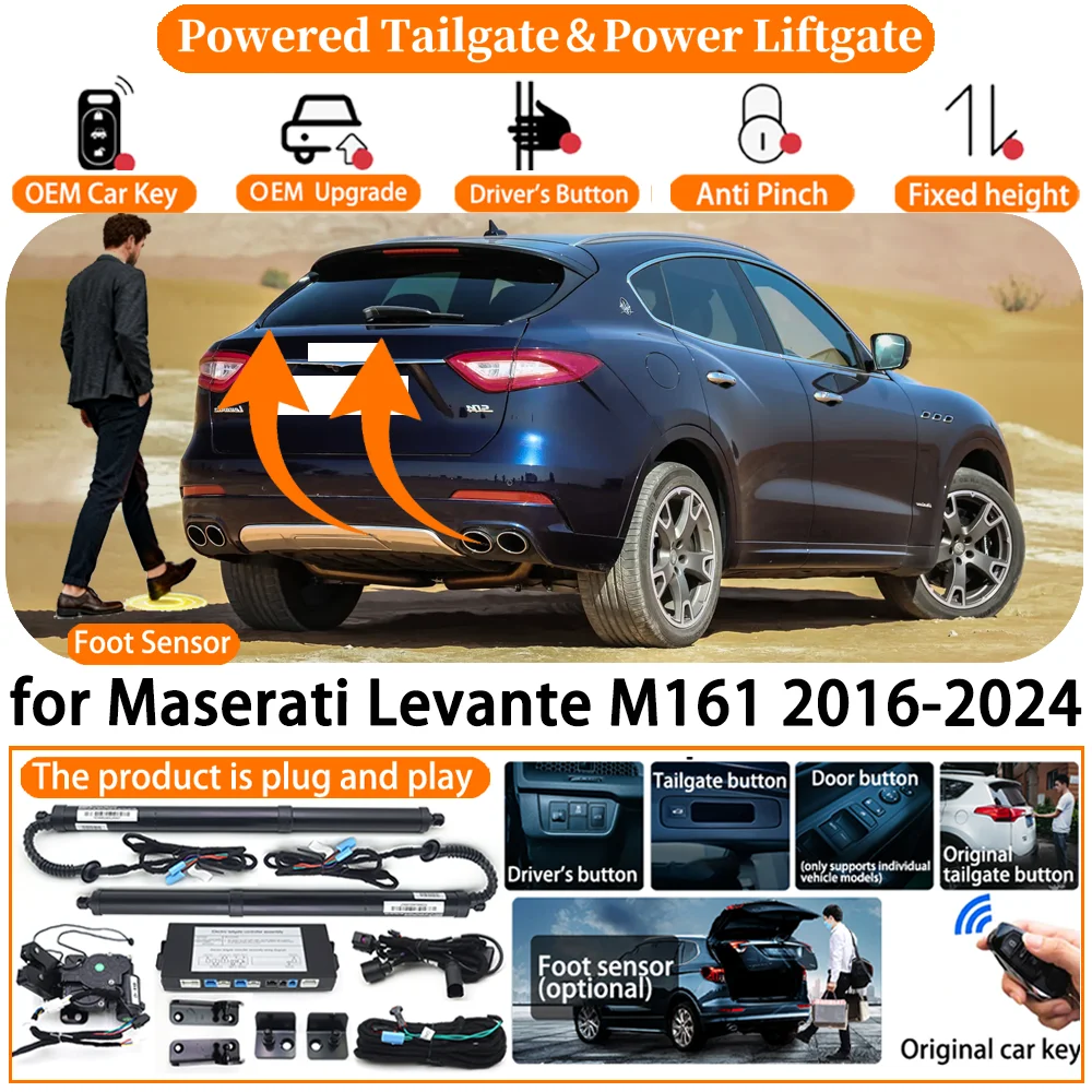 

Car OEM Smart Powered Tailgate system for Maserati Levante M161 2016-2024 Automatic Electric Power Tailgate Tail Gate Lift kit