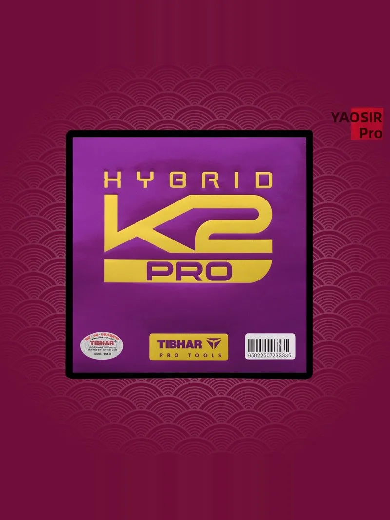 

TIBHAR K2 pro Внутренняя энергетическая губка Stiy Rubber для шарика для понга с фиолетовым позолоченным внешним слоем Жесткий быстрый Atta pe