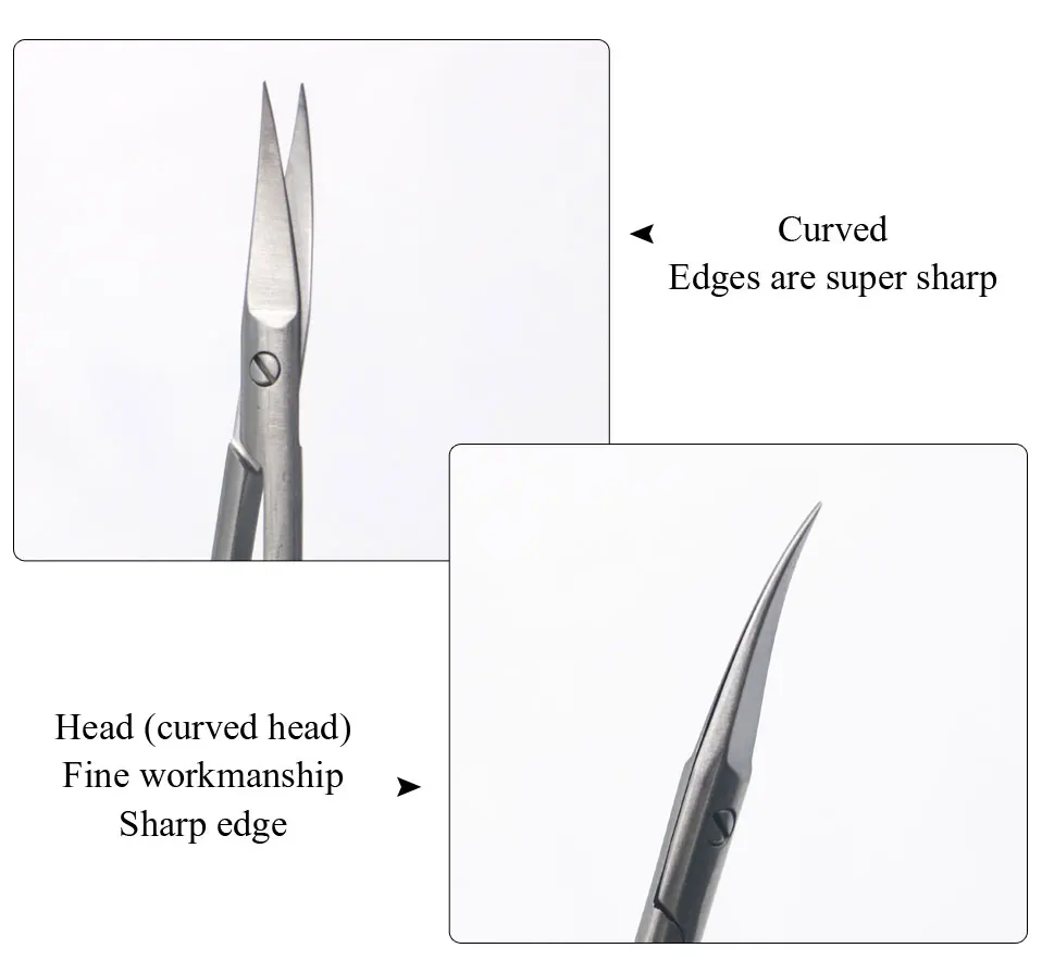 Dentist Scissors Hemostatic Forceps Stainless Steel Medical Dental Surgical Tool for Fishing and Precision Work