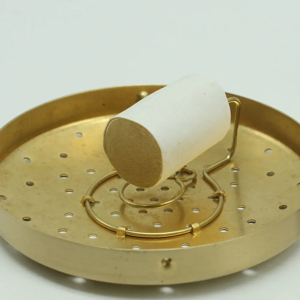 

Copper Moxibustion Box Round Smokeless Portable Health Therapy Device For Pain Relief Home Use Environmental Protection