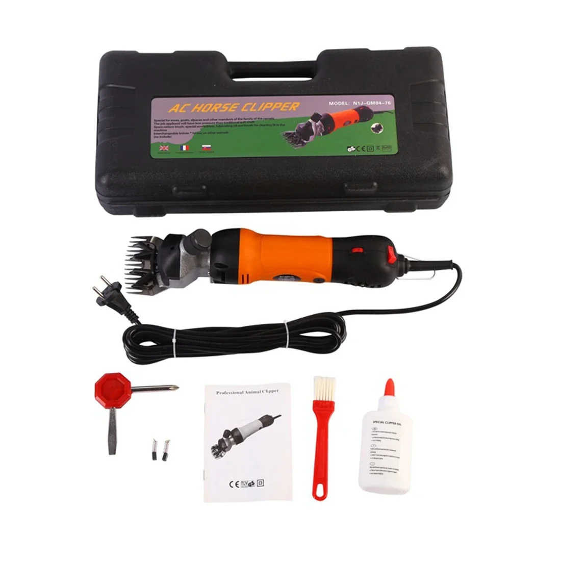 Rechargeable Horse Goat Wool Hair Cutting Machine Sheep Shearing Clipper Machines