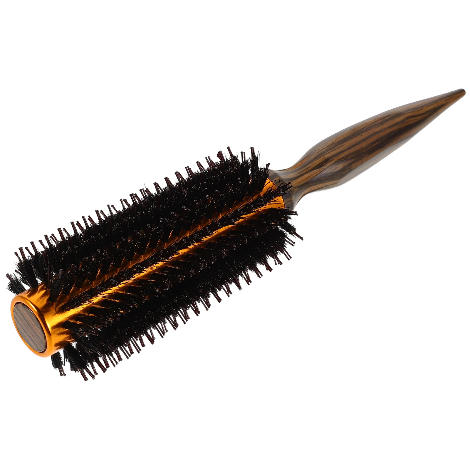 

High Temperature Resistant Curly Comb Hair Brush for Short Health Curling Brushes Coffee Heated Travel