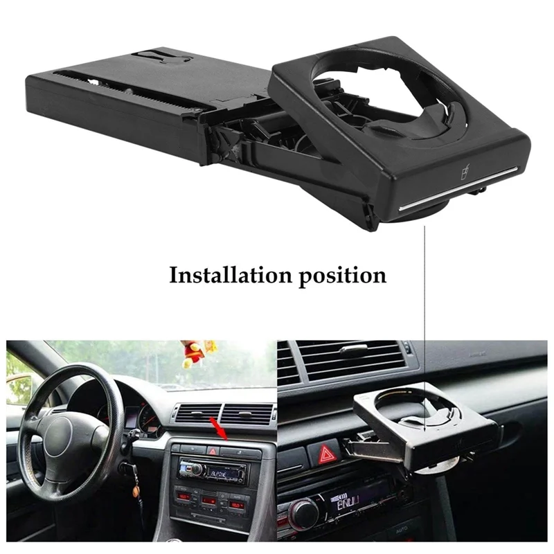 8E1862534K ABS حامل الكأس حامل الكأس حامل الكأس شرب السيارة ل A4/B6/B7 2002-2008