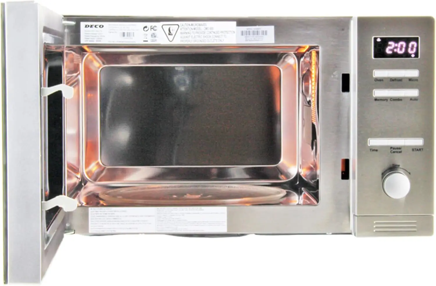 Evenaar Hybride Combo Magnetron + Oven 0.8 Cu. Ft. Vrijstaand Of Ingebouwd Roestvrij