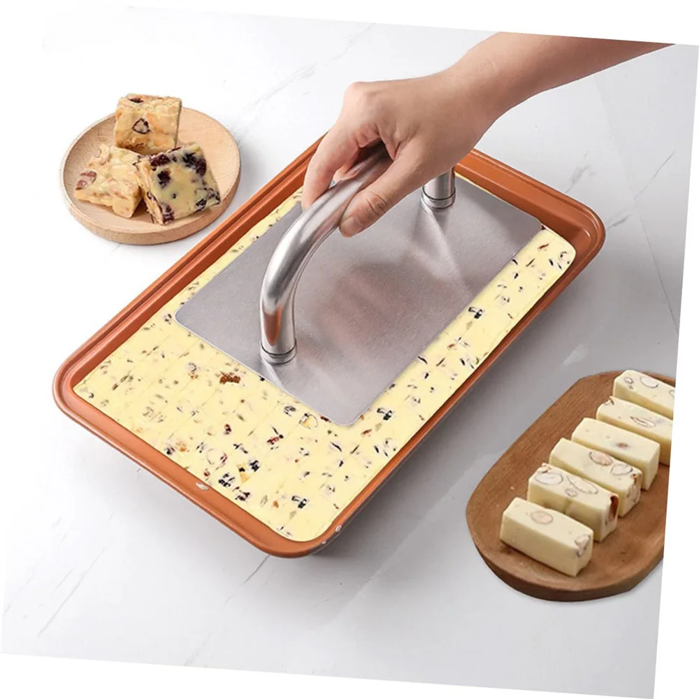 Stainless Steel Burger Press Dough Compactor with Handle Kitchen Baking Tool for Pastries Pies Cookies Kitchen Accessories