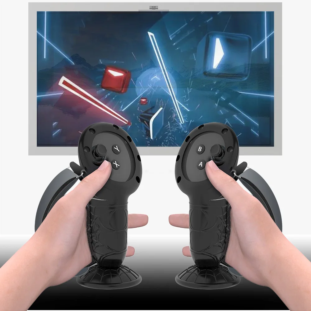 

For Quest 3S Controller Silicone Cover Comfortable Face Interface Bracket Combo for Meta Quest 3S Essential VR Accessories