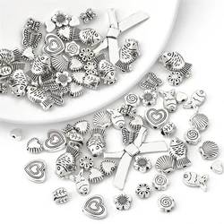 Zinc Alloy Metal Butterfly Heart Flower Fish Shell Cross Pendant for Necklace DIY Jewelry Craft Making