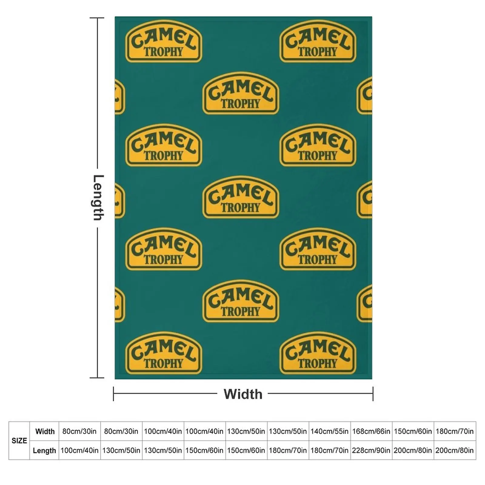 CAMEL TROPHY Throw Blanket blankets and throws Plaid Thermal Winter beds Hairy Softest Blankets