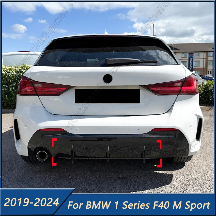 

Задний бампер, диффузор, спойлер, сплиттер для BMW 1 серии F40 M Sport 2019 2020 2021 2022 2023 2024, комплект кузова, тюнинг, глянцевый черный