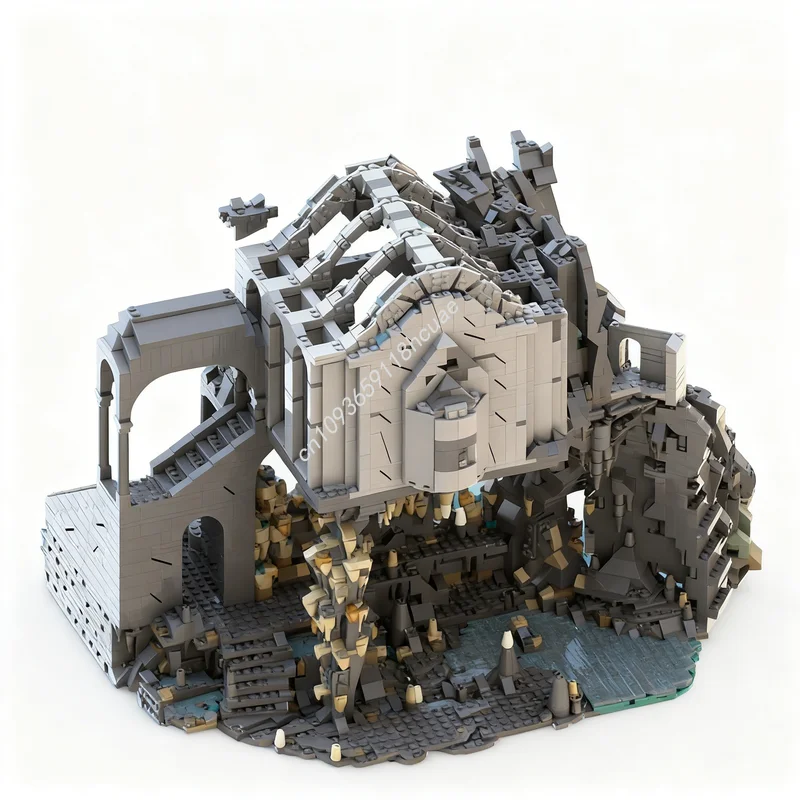 

4176 деталей MOC «Хоббит: Властелин колец — Глубокий Хелм», расширенный набор для сборки, игрушечная модель, конструктор, архитектурный проект, идея для подарка на Рождество