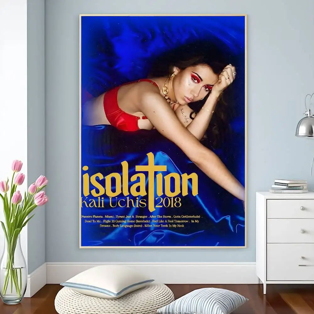ملصق المغني Kali Uchis عالي الدقة ذاتي اللصق مقاوم للماء ملصقات ديكور متعدد الاستخدامات للمنازل والحانات والفنادق المزيد