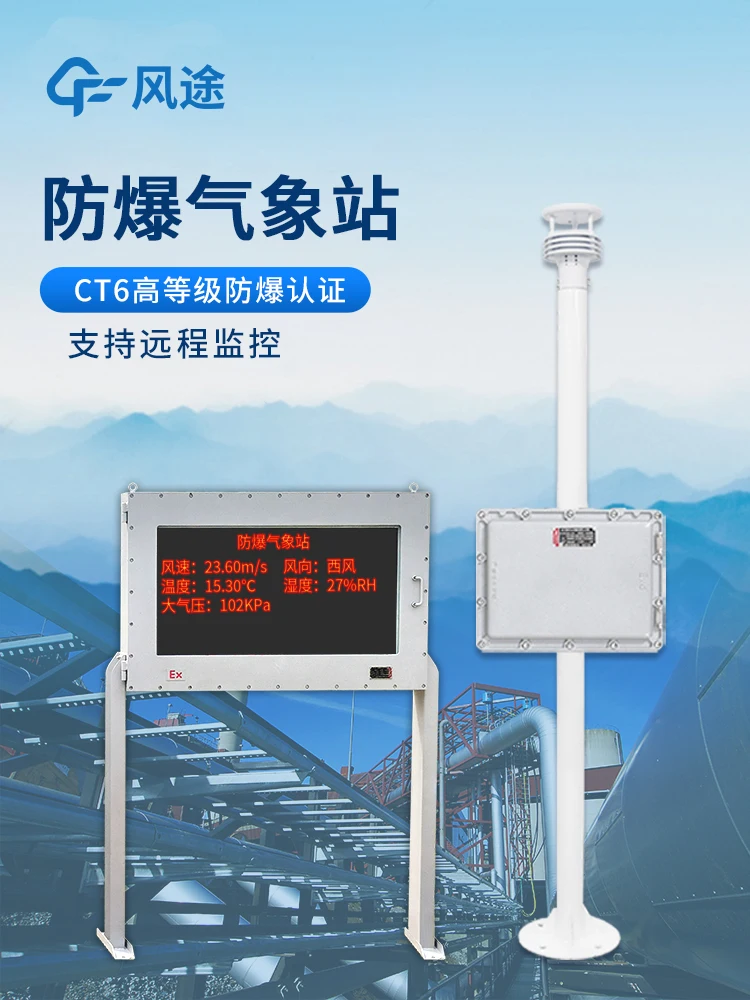 

Ecological environment monitoring sensor with screen wind speed and direction indicator