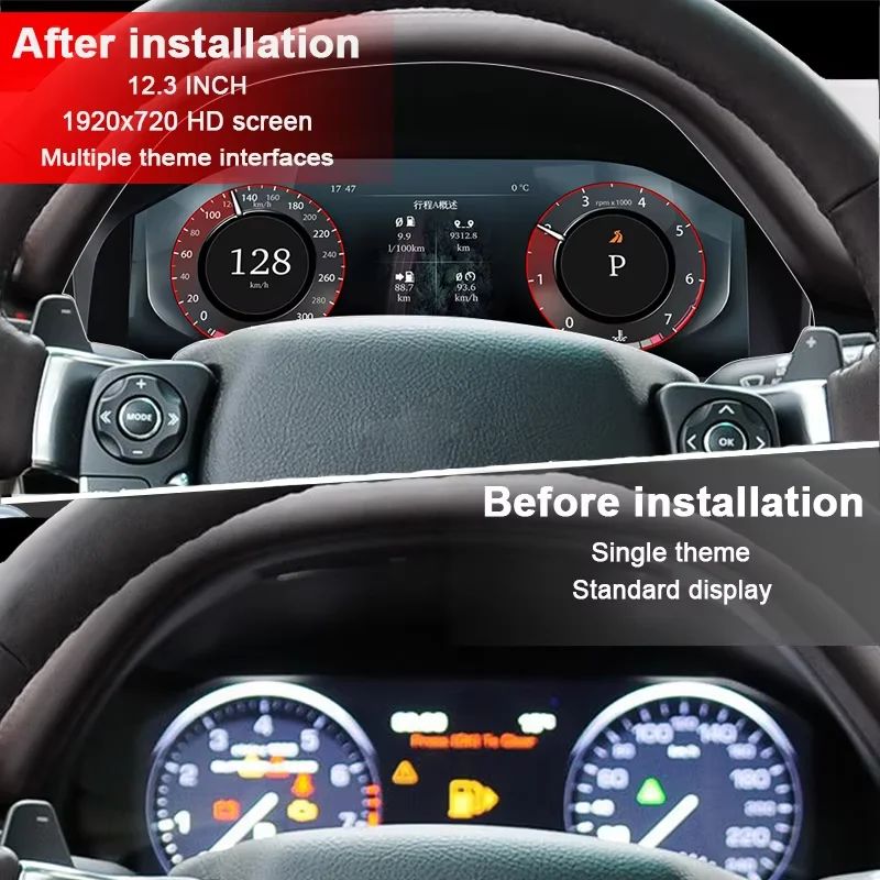 For Range Rover Vogue V8 2002~2012 Complete Upgrade of Central Control System Car Radio GPS Navigation Virtual Cockpit AC Panel